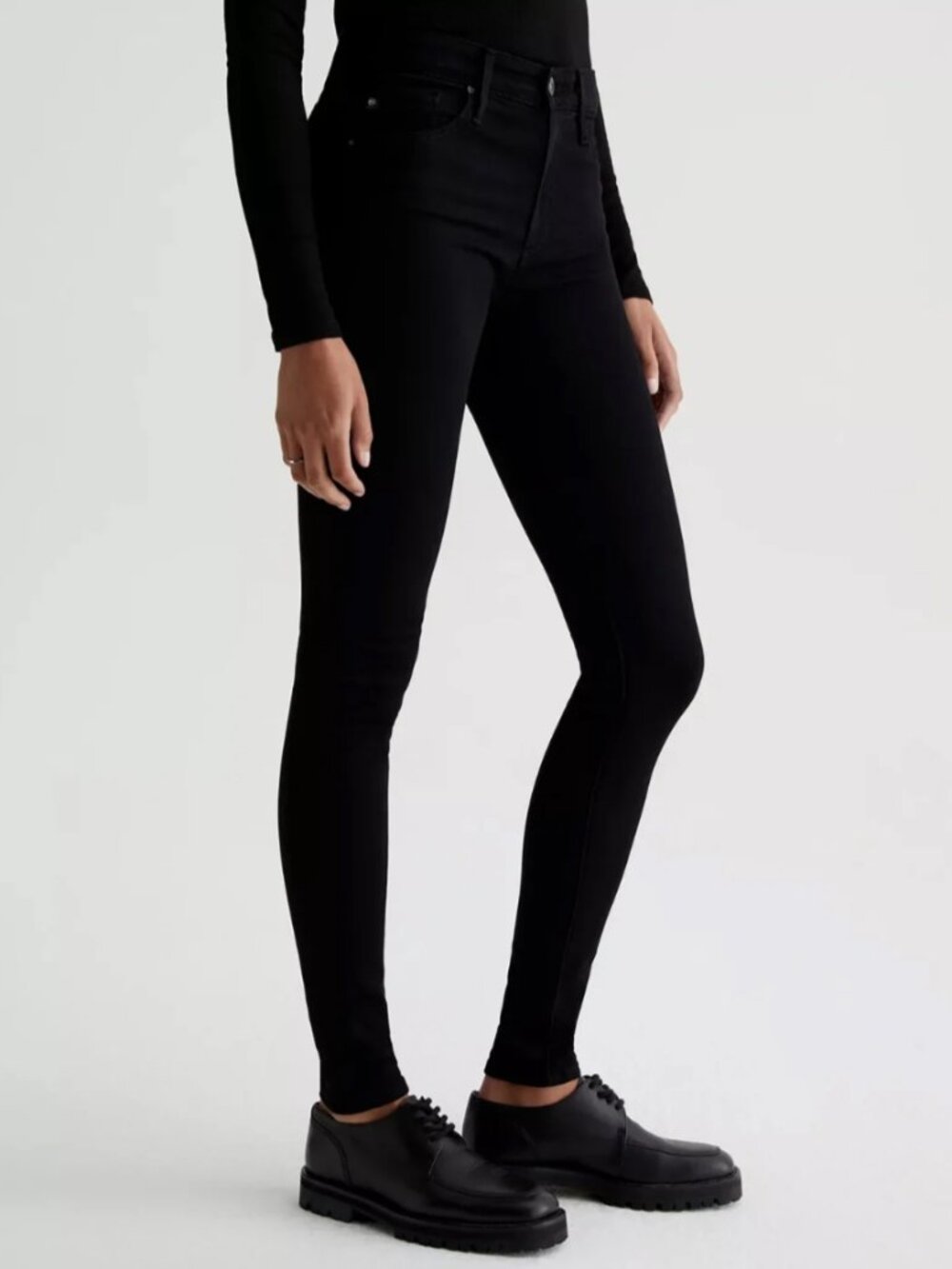 AG Adriano Goldschmied The Farrah Skinny Ankle Jeans – Black – Size 24R (NWT)